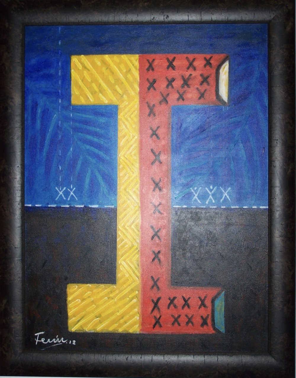 Image of Fatu Feu'u mixed media Too Savili 2012