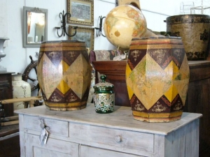 Image of Chinese Wedding Ceremony rice barrels