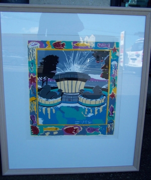 Image of Pamela Wolfe Lithograph Mission Bay