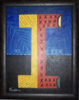 Image of Fatu Feu'u mixed media Too Savili 2012