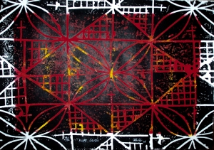 Image of Fatu Feu'u Woodcut 4/14 Kupe Silisili