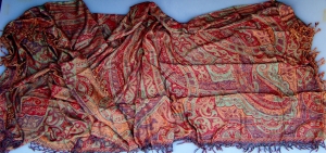 Image of Kashmiri hand woven large shawl