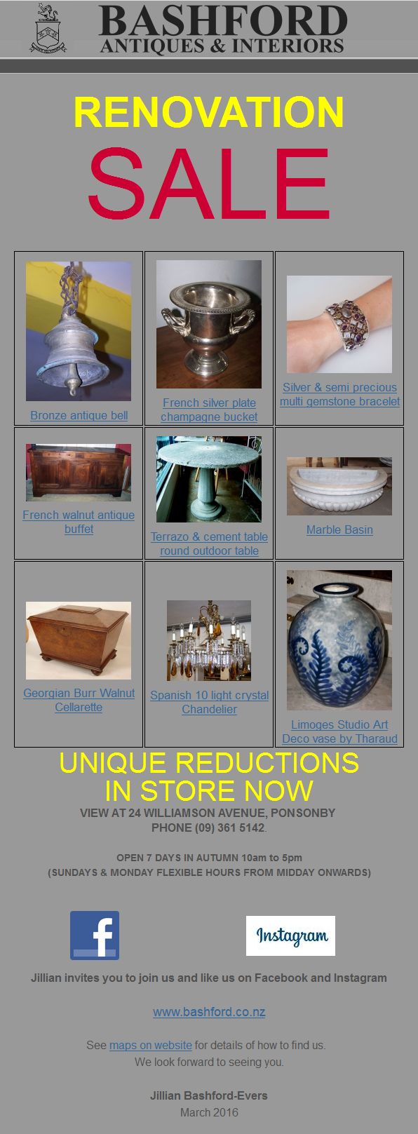 renovation sale