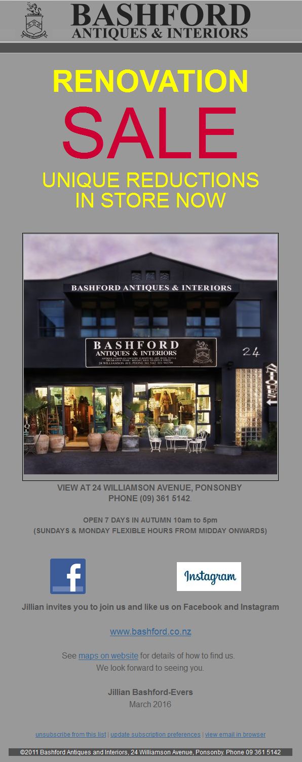renovation sale